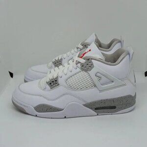 New Jordan Air Jordan 4 Retro WhiteFire Red Tech Grey Black
